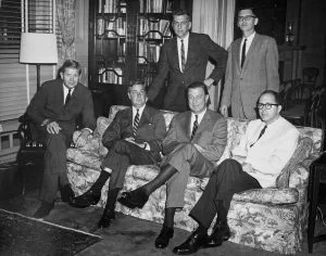 Historic photo of Meeting at Governor’s Mansion 1964.