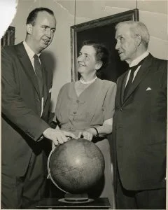 Historic photo of Robinson Everett, Kathrine Everett, and Reuben Everett